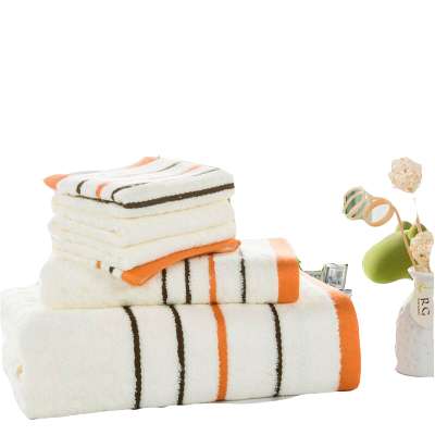 Gift Suit China Cheap High Soft Jacquard Bamboo Towel Set